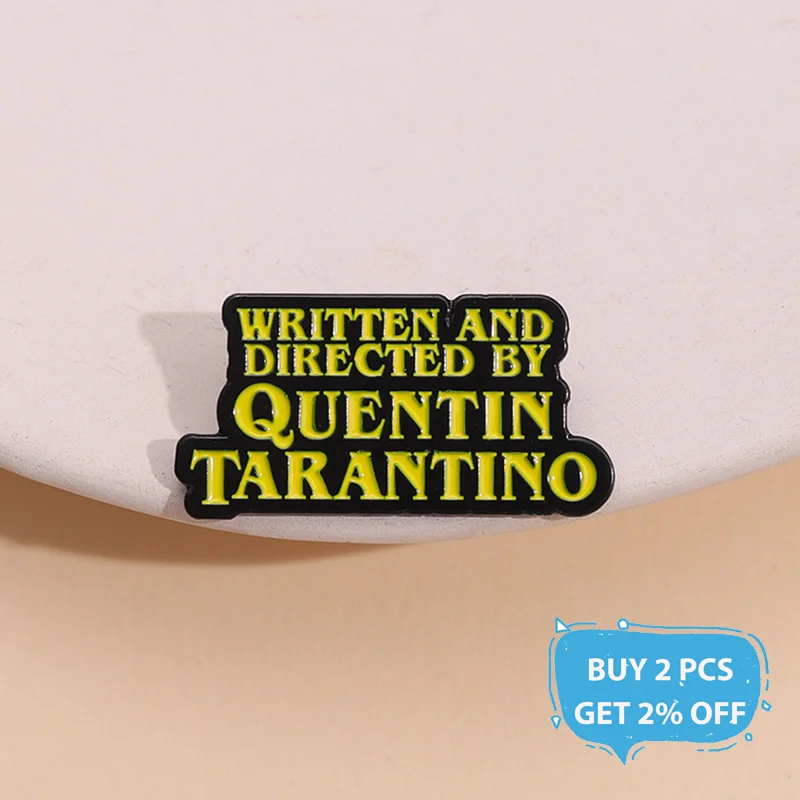 Quentin Tarantino Revenge Movie Enamel Pin Film Peripheral Products Brooch Awesome Present Lapel Backpack Badge For Fans Friends