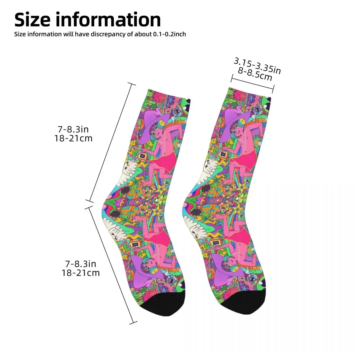 The Midnight Gospel Trippy Socks Harajuku Super Soft Stockings All Season Long Socks Accessories for Man's Woman's Gifts