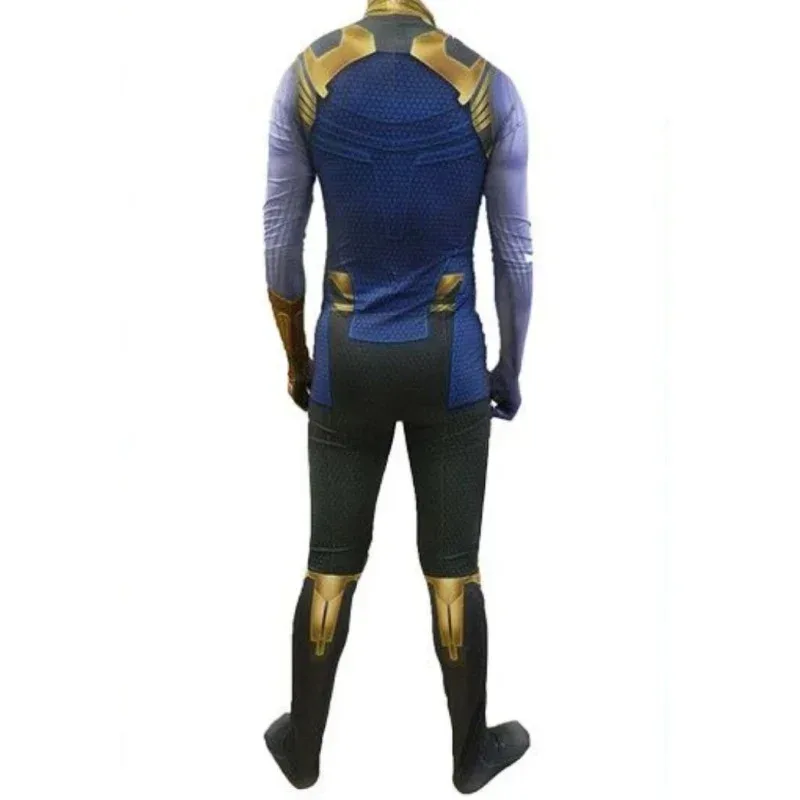 qq28LQAdult niños Thanos vengadores Infinity War Super villano niño disfraz de Halloween disfraz de fiesta de Carnaval Cosplay