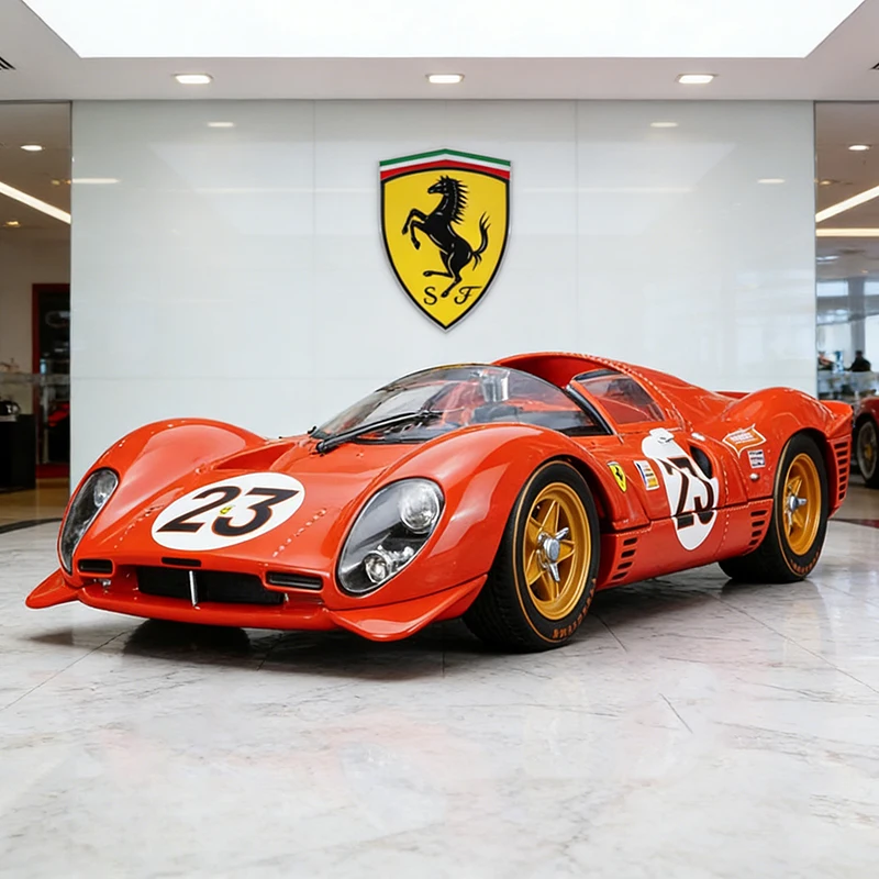 

Bburago 1:24 Ferrari 330 P4 Daytona 1967 Alloy Car Diecasts & Toy Vehicles Car Model Miniature Scale Model Car For Children