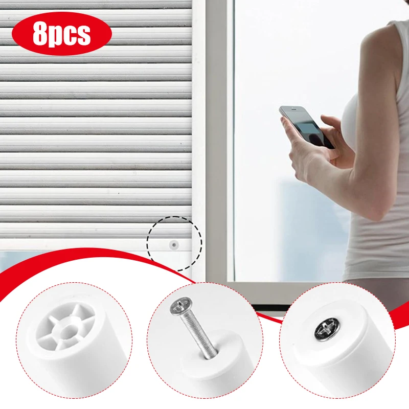 8pc Blinds Stops Curtain Blinds For Windows Buffer Stopper Roller Shutters Roll Up Repair Parts Replacement Roller Shutters Stop