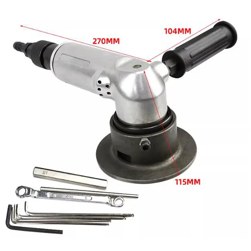 Portable Pneumatic Beveling Machine for Metal Plates - 3-Blade R3 & C Beveling Tool, for Shipyards and Bridge Construction