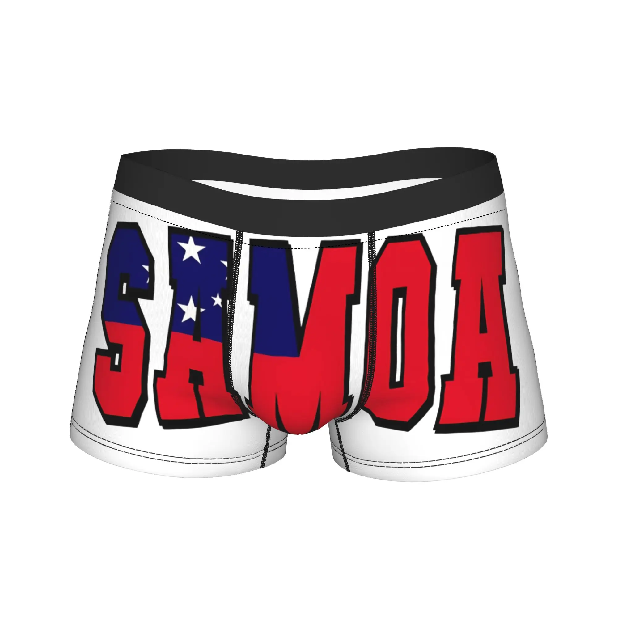 

Мужские трусы-боксеры с дизайном флага Самоа, удобные, больших размеров, хит продаж