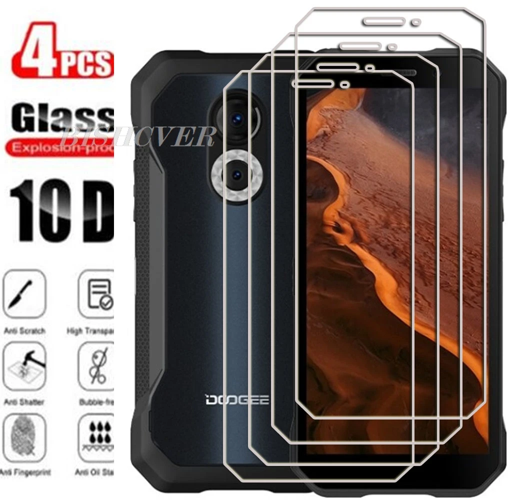 4Pcs 9H HD Protective Tempered Glass For Doogee S61 Pro 6.0" DoogeeS61 S61Pro DoogeeS61ProScreen Protector Glass Film
