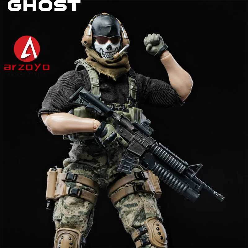 2025 Q3 CY7-TOYS Scala 1/12 Ghost Squad Forze Speciali Guerriero Maschile Set Completo Action Figure da 6 pollici Corpo Originale E Da Collezione