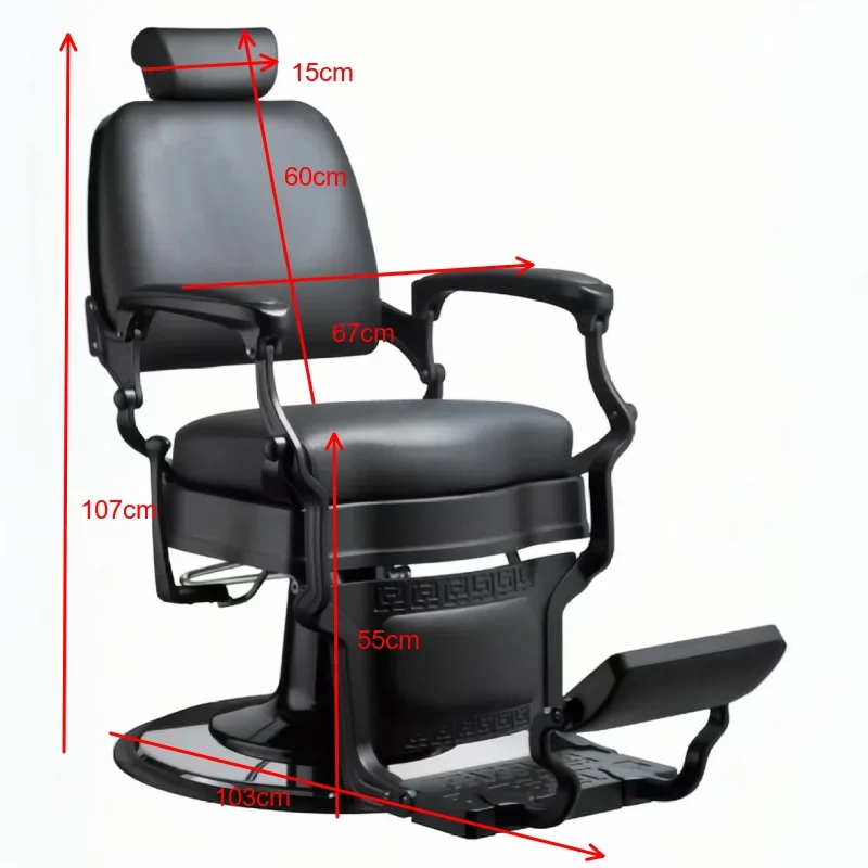 Foldable Shaving Chair Modern Barber Chair Beauty Salon Salon Chair Comfortable Rotate Salon De Coiffure Salon Furniture