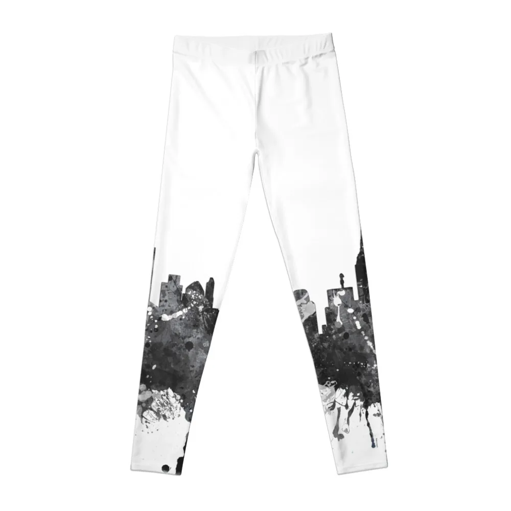 

Adelaide, South Australia Skyline - B&W Leggings sports for push up legging leggins push up woman sportswear gym Womens Leggings