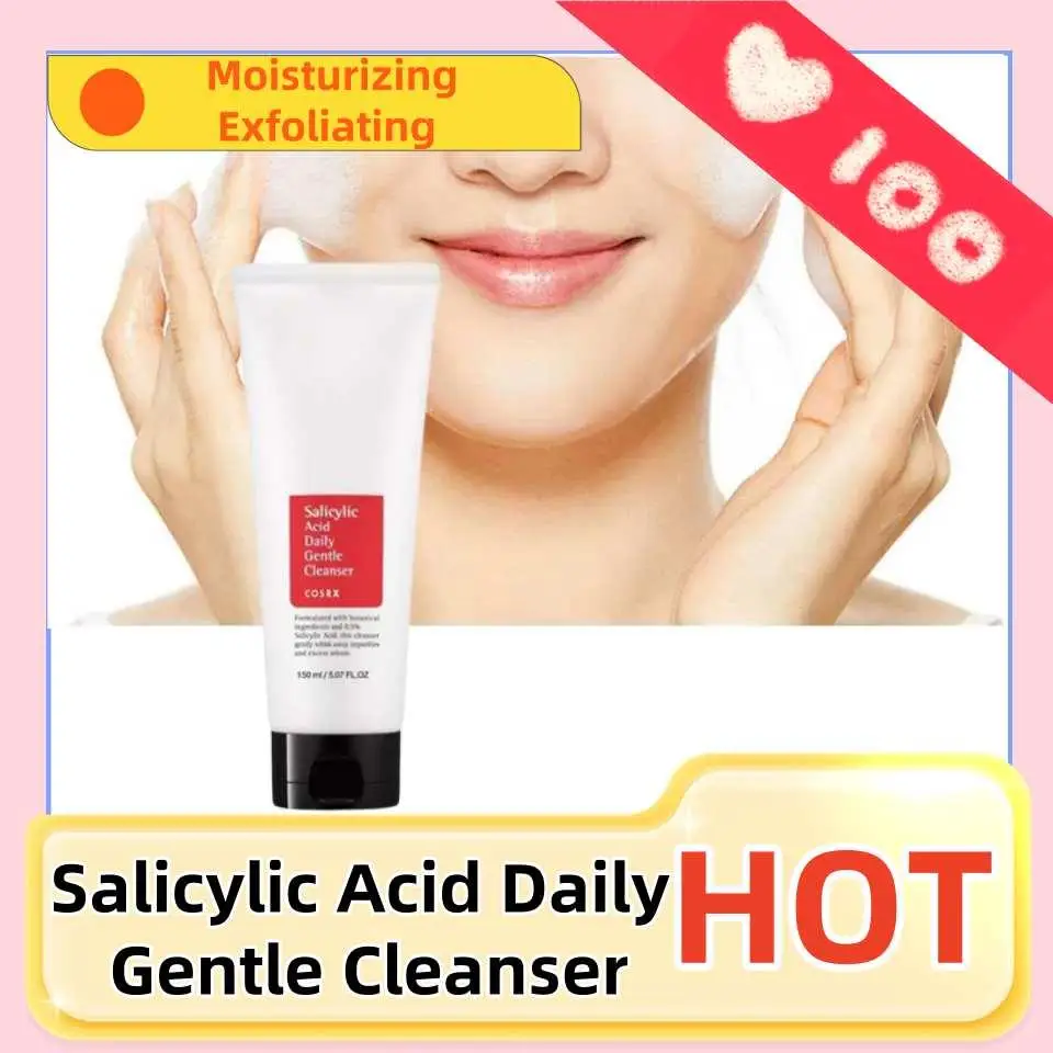 

Salicylic Acid Daily Gentle Cleanser 150ml Facial Cleansing Blackhead Deep Exfoliating Clean Peeling Remove Acne Facial Cleanser