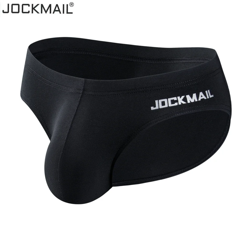 JOCKMAIL Men Underwear Sexy Big Penis Pouch Bikin Briefs Panties Underpants Cuecas Masculinas Calzoncillos Hombre Slip Gay Sissy