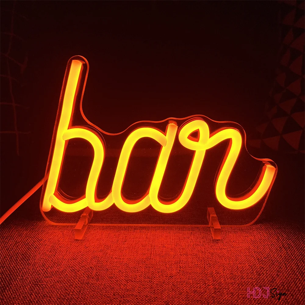 Bar Pub LED lampu malam Neon desain bir rumah perempuan laki-laki dekorasi pesta kamar tidur meja pesta lampu meja lampu dapur dekorasi rumah Bar