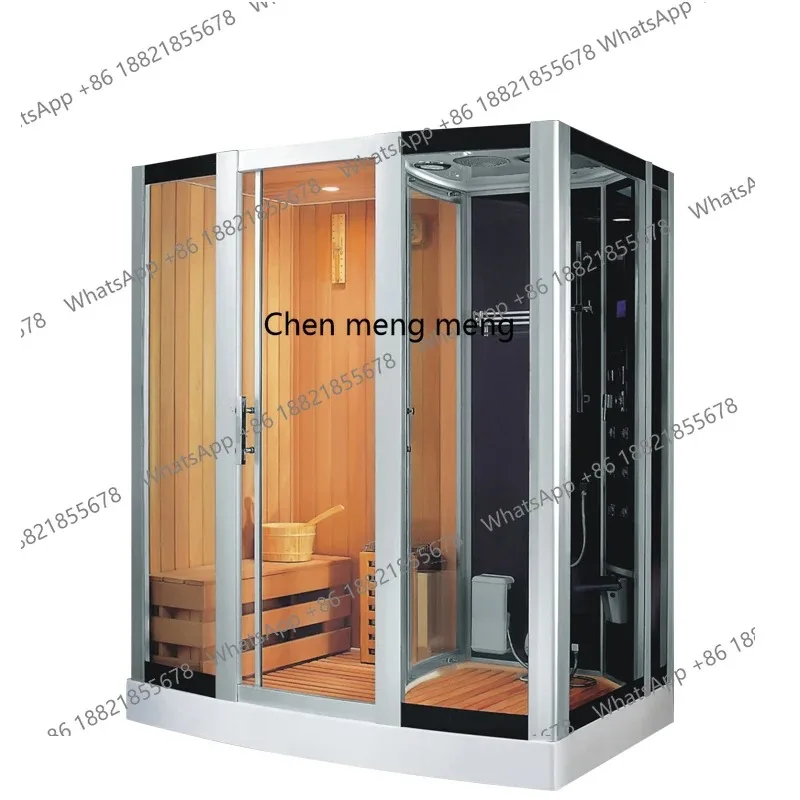 A17 Shower room integrated household dry and wet steam integrated sauna room steam room dry and wet separation bathroom