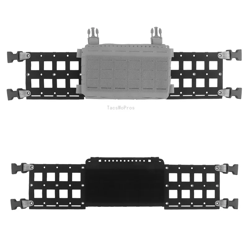 Chasis Extendido Táctico con Sistema MOLLE para Bolsa de Radio GP/SPUD/SACK, Portacargadores, Equipo de Expansión para Pechera