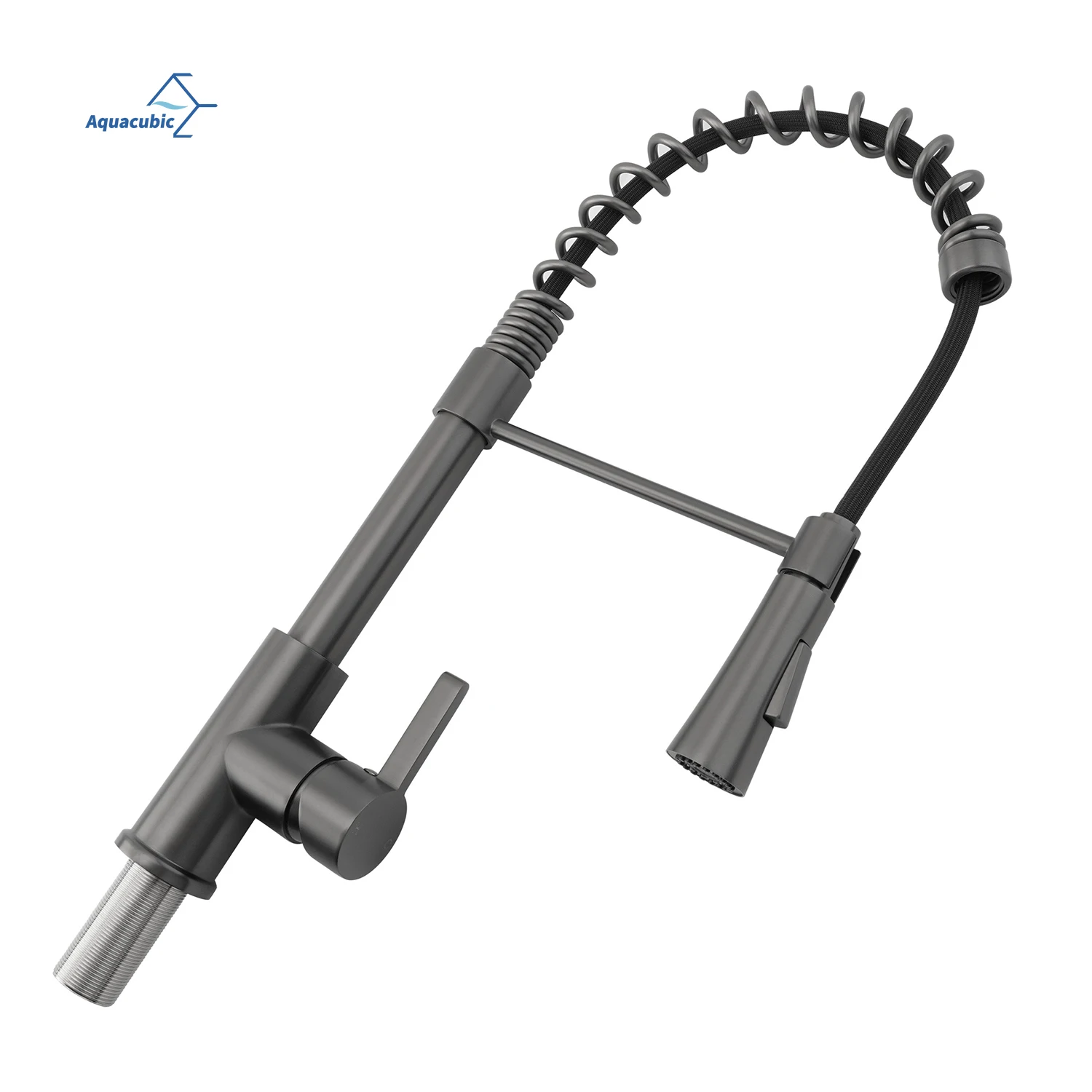صنابير حوض المطبخ ذات المقبض الواحد ذات القوس العالي للأسفل لحوض المطبخ في مخزون الولايات المتحدة الأمريكية