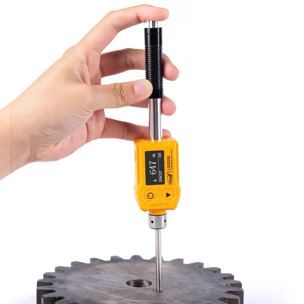 

LS252DL Portable Metal Confined Space Leeb Hardness Tester Digital Durometer DL Impact Hardness Tester Durometer for Metal