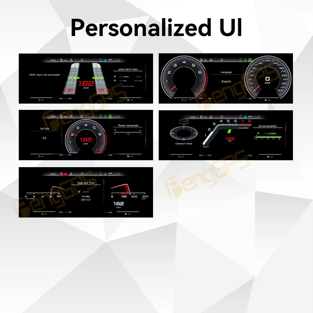 Car Virtual Cockpit Instrument Panel For Audi A3 2014-2020 Digital Cluster Dashboard Auto Speed Meter Display Tachometer Screen view 6