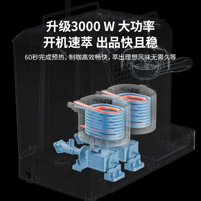 ماكينة إسبريسو منزلية صغيرة شبه أوتوماتيكية من Gemilai Pro 3006H Owl #3