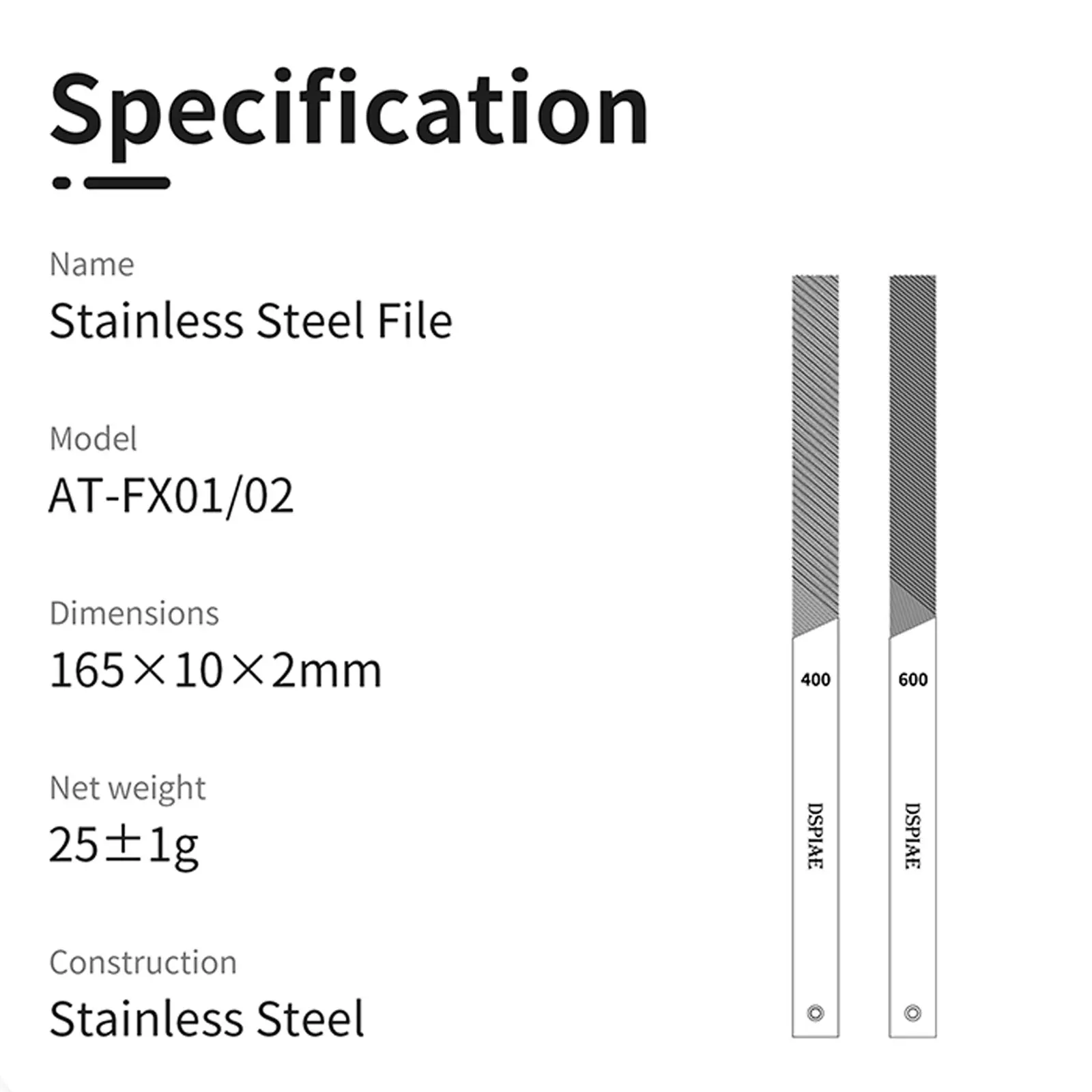 

Новые инструменты для точной шлифовки DSPIAE AT-FX01 AT-FX02 2-в-1 с DLC-покрытием из нержавеющей стали для моделей Gundam и военной техники из ABS-пластика