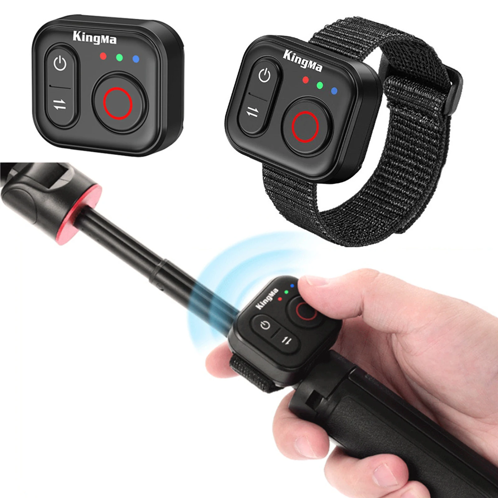 bt-selfie-remote-controller-waterproof-mini-remote-with-wrist-strap-for-dji-osmo-360-action-6-5-pro-4-for-insta360-x5-x4-x3