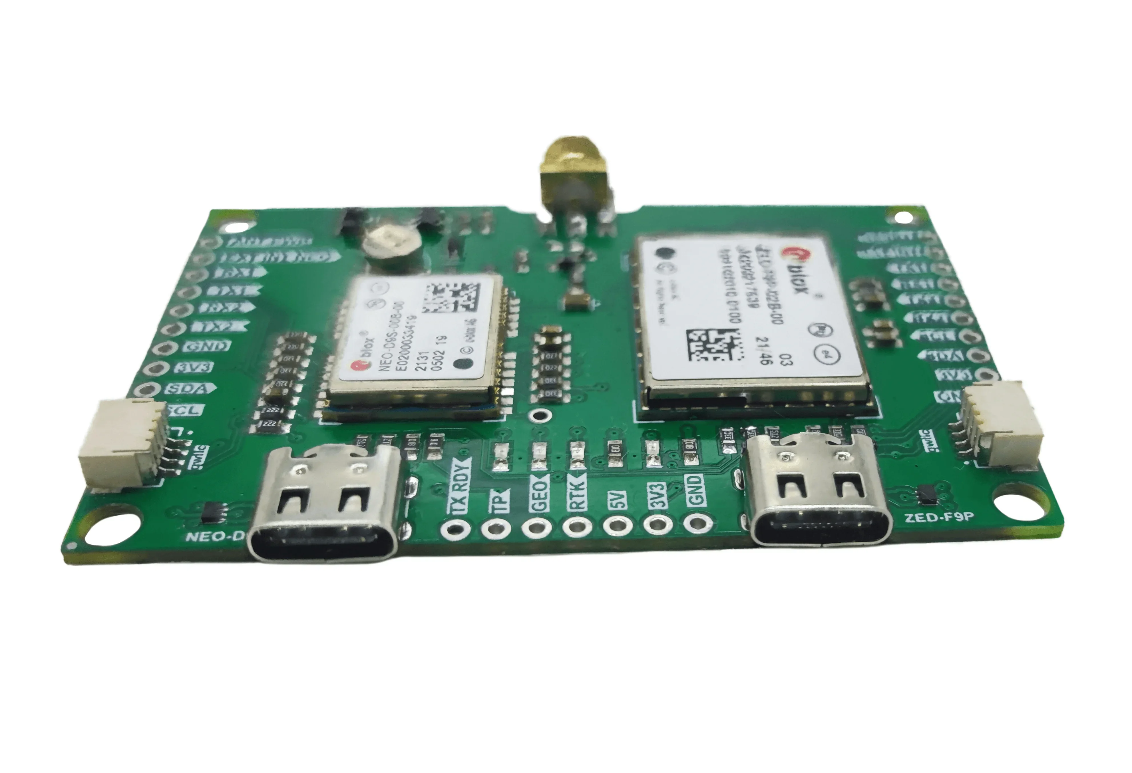 High precision GNSS multi frequency centimeter level low power consumption UBLOX ZED-F9P RTK differential drones GPS module