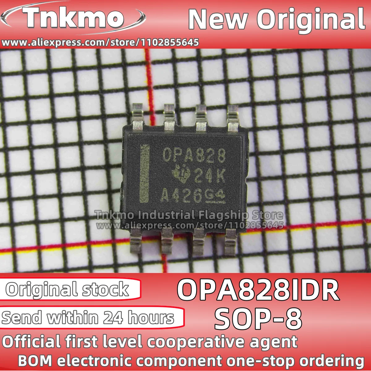 1PCS/LOT OPA828IDR OPA828ID OPA828 SOP-8 FET input operational amplifier chip 100% New Original Spot Stock