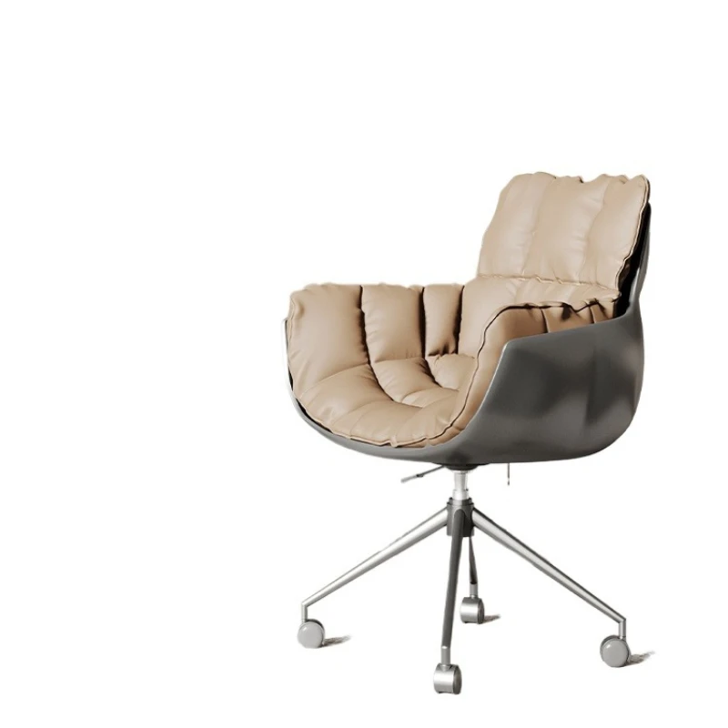 

Italian light luxury home desk chair comfortable sedentary armrest office chair computer chair