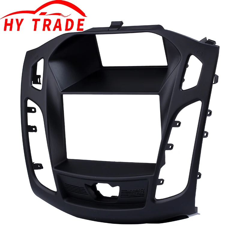 HY 2 DIN 173*98mm black Car FM Radio Fascia for 2011 2012 2013 Ford Focus Install Dash Trim Kit Audio Frame Panel