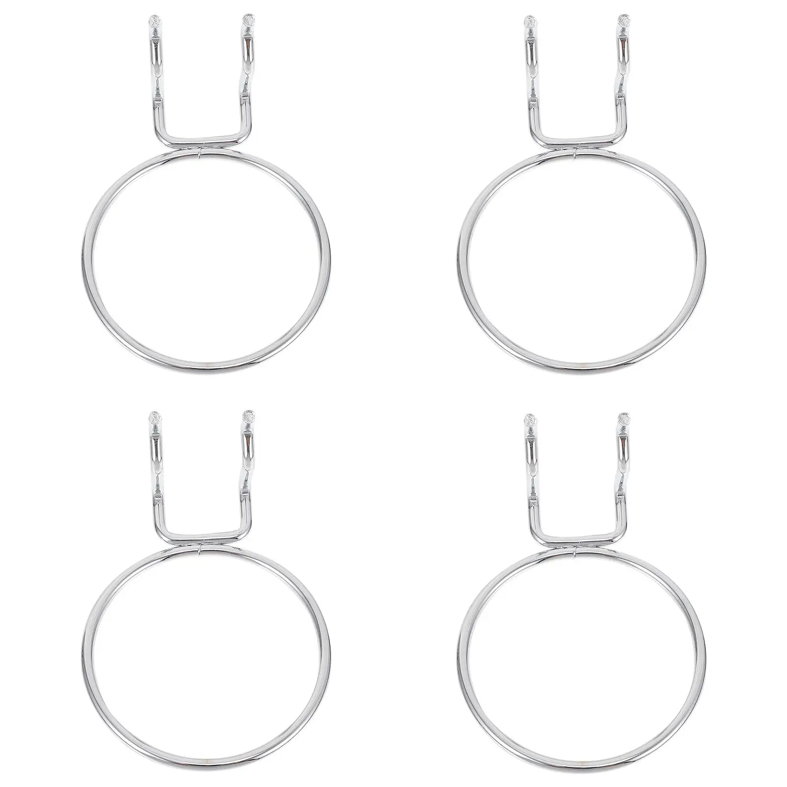 

4 Pegboard Heavy Duty Pegboard Cup Hanger Iron Rings Display Board Accessories for Kitchen Garden Garage Storage