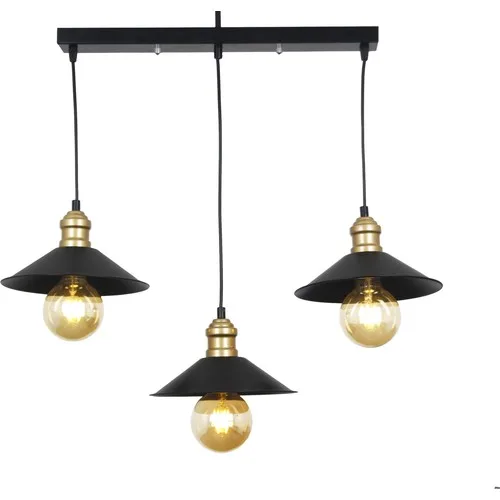 Taşcan Lighting Ufo Retro 3 Pcs Black Boxed Pendant Lamp Chandelier