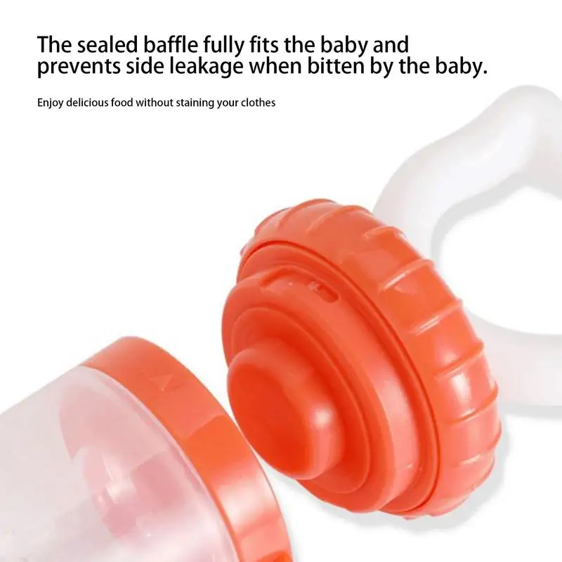 Baby Fruit and Vegetable Teether Food Supplement Bite Silicone Baby Feeding Tableware Baby Fruit Feeder Pacifier Teething Toy