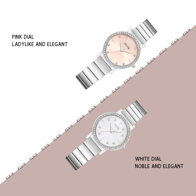 นาฬิกาผู้หญิง reloj Para mujer นาฬิกาควอทซ์สำหรับผู้หญิงอุปกรณ์หรูหราเข้าชุดได้กับทุกชุด
