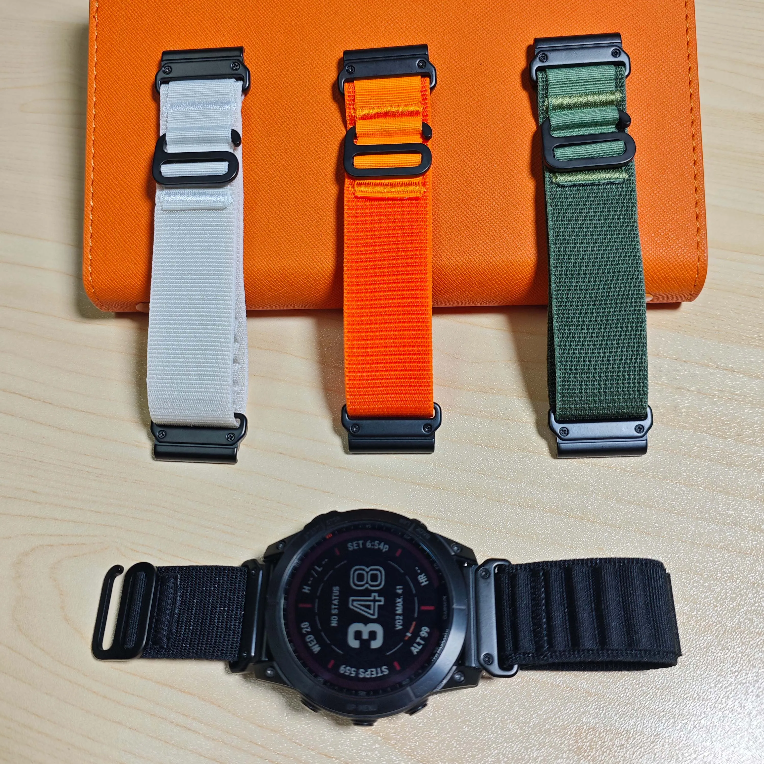 

Nylon Watch Strap for Garmin Fenix5/5X Pro Fenix 6/6X Pro Fenix 7/7X 7X Solar Strap Fenix 8/8X Quickfit 22/26mm Replace The Belt