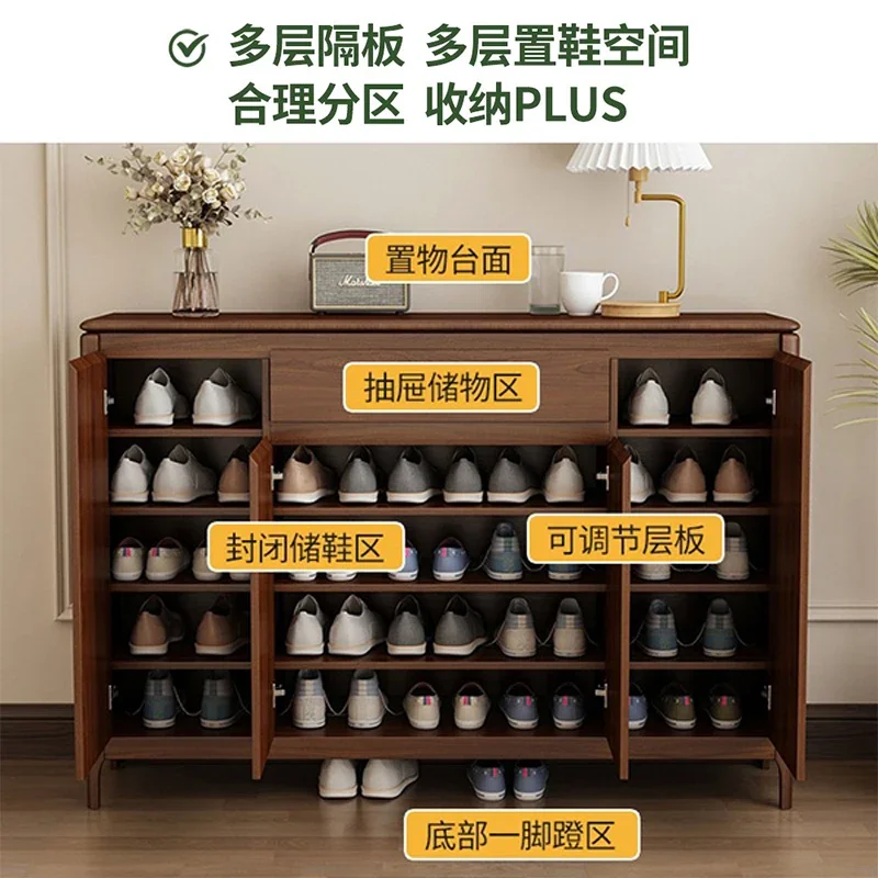 Shoe Cabinet Locker Breathable Entry Door Shoe Cabinet Partition