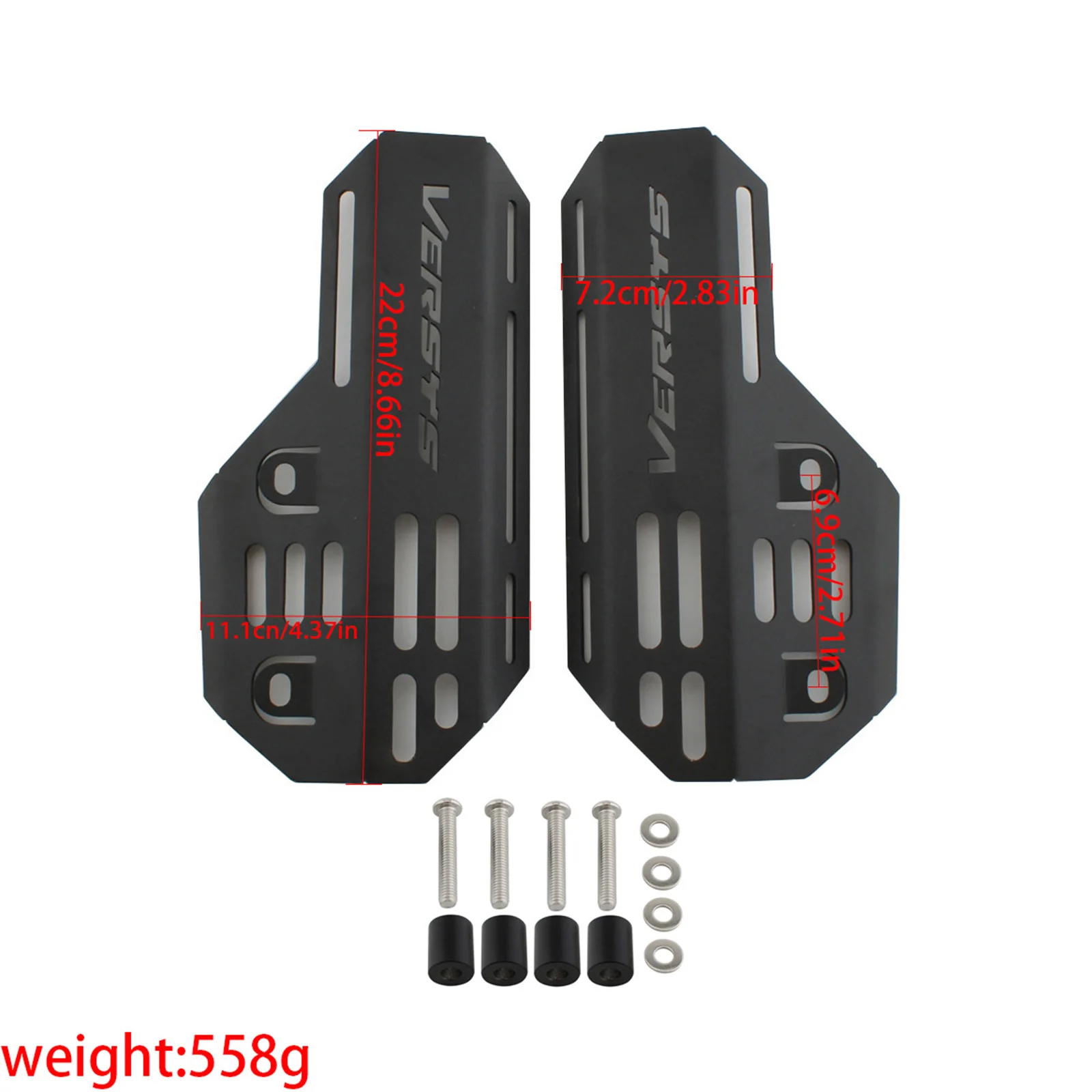 

Motorbike Front Fork Shock Absorber Guard Protector Cover Trim For Kawasaki Versys 1000 2015-2018 Versys 650 2015-2026