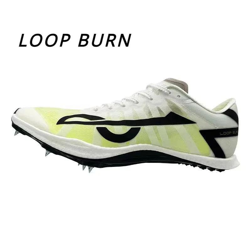 Wing Breathable Men Sprint Lightweight Athletic Sports Spikes Shoes Track and Field Short Running Training Sneakers