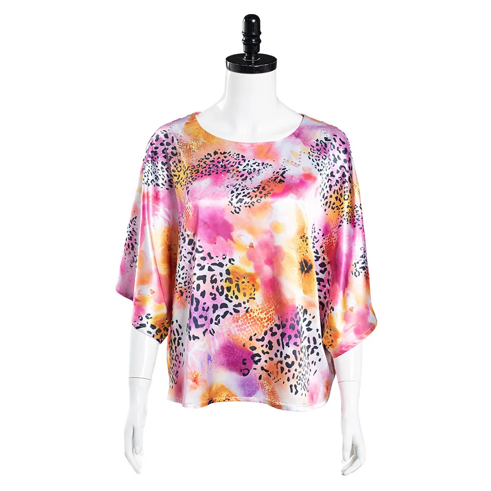 Carole Baskin Shirt Cosplay Fantasy Costume Disguise for Adult Women Tops T-Shirt Summer Casual Outfits Halloween Clothes