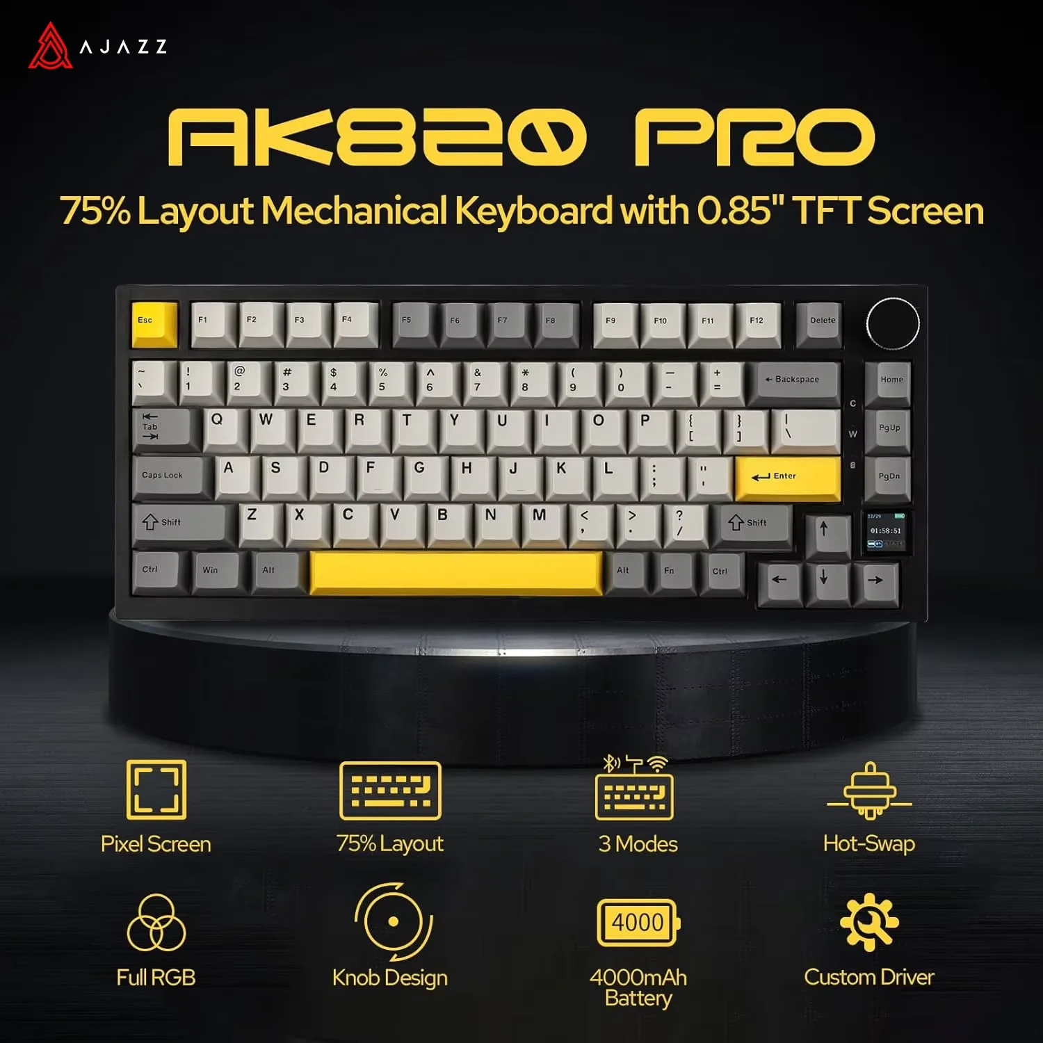AK820 Pro Mechanical Keyboard 1