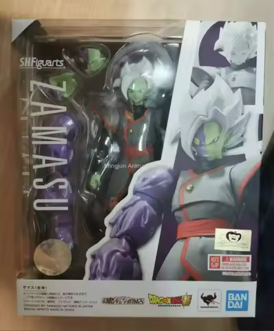 100% Original Bandai Dragon Ball Sh Figuarts Shf Potara Zamasu Action Figures Anime Model Toys Figura Pvc Gifts in Stock