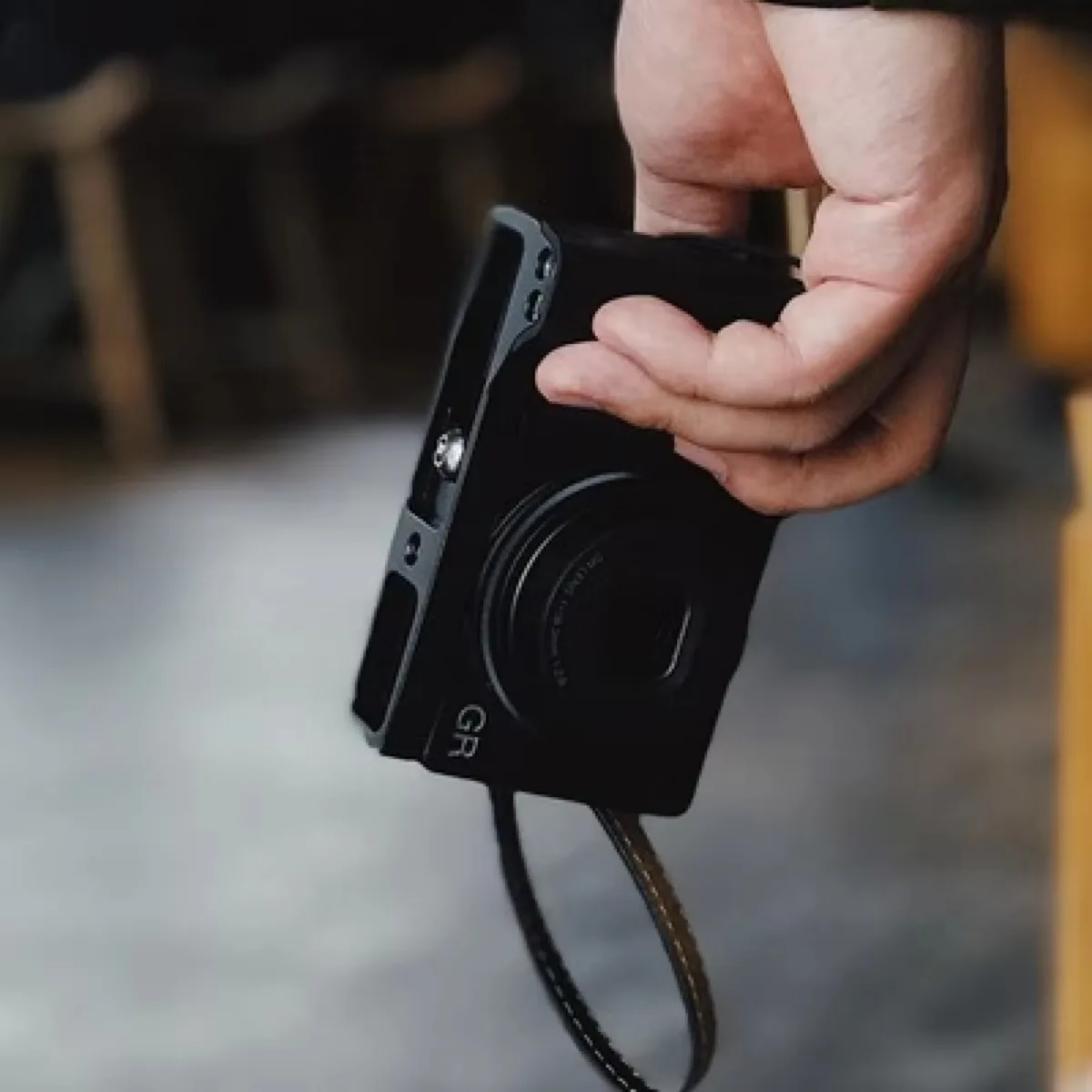 لريكو GR3 GR3X GRIII GRIIIX Arca-السويسرية RRS الخشب الحبوب اليد L نوع قوس ترايبود الإفراج السريع لوحة قاعدة قبضة مقبض