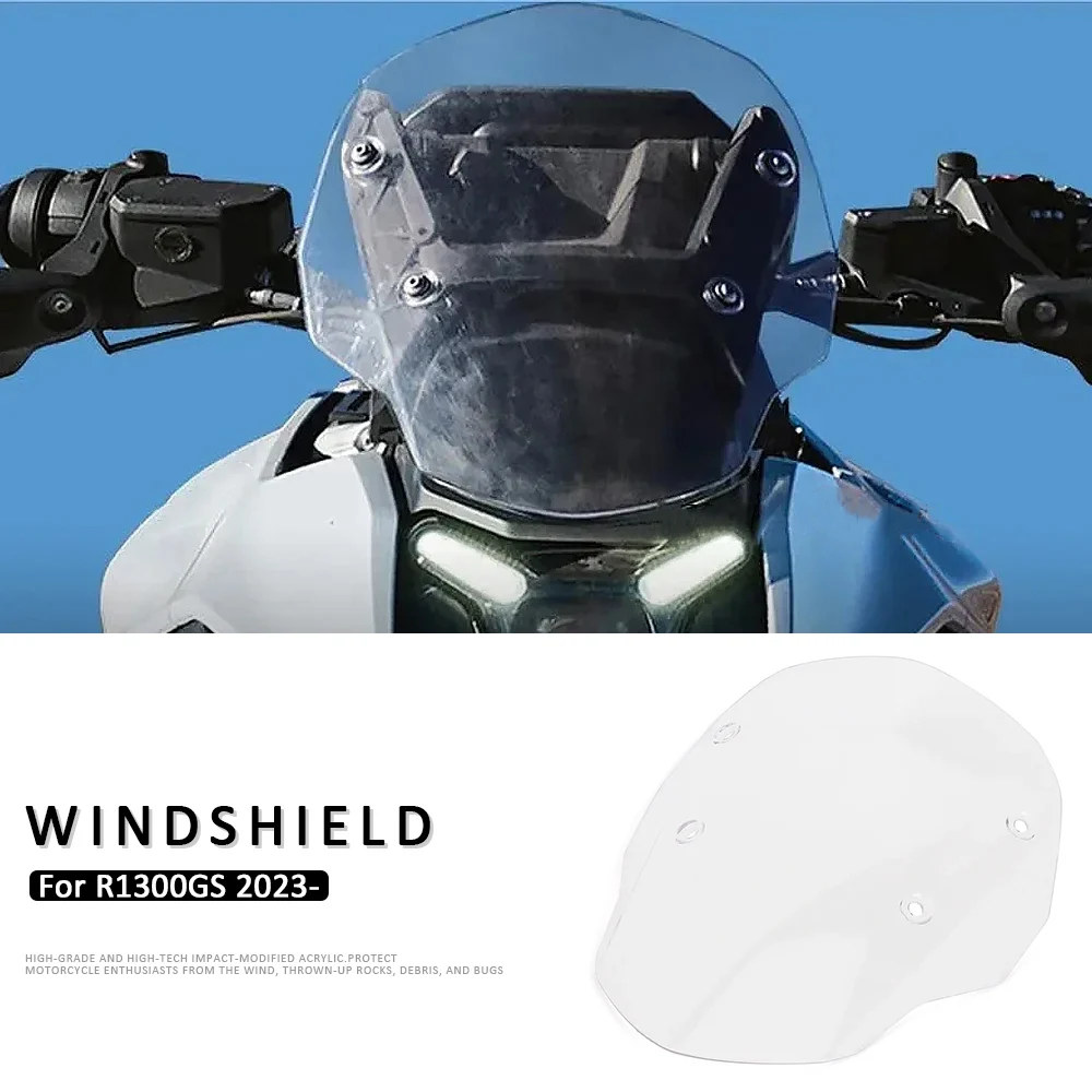 

For BMW R1300gs R 1300 GS 2024 2025 Windscreen Windshield R1300GS 2023 Motorcycle Accessories Wind Deflectors Adjustable