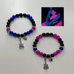 2PCS New Fashion Couple Beads Bracelet Tv Girl Matching Bracelets Who Really Cares Album Inspired Bracelets Friends Jewelry Gift