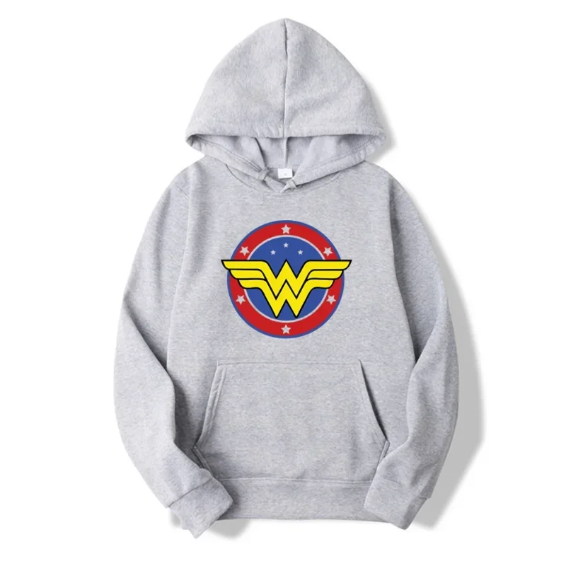 Wonder Female Hoodie Mother's Day Gift Top Feminist Hooded Sweatshirt Superhero Mama Pullovers Wonder Mom Women Graphic Hoodies