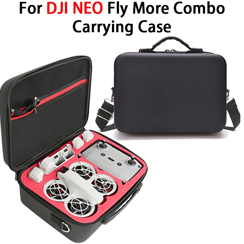 For DJI NEO Fly More Combo Drone Accessory Case Shoulder Storage Case, Portable Pressure-resistant For DJI RC-N3 Storage Bag