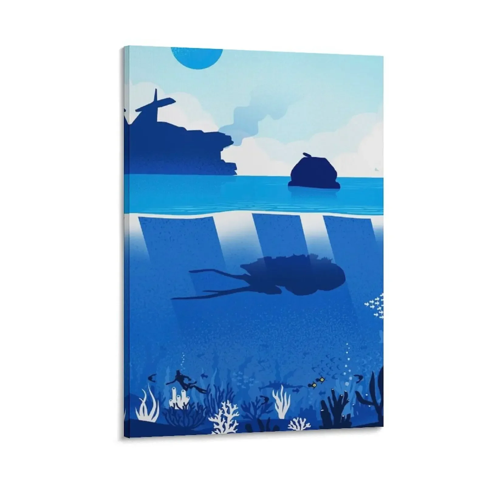 

Subnautica Game Canvas Painting art pictures for wall living room decoration