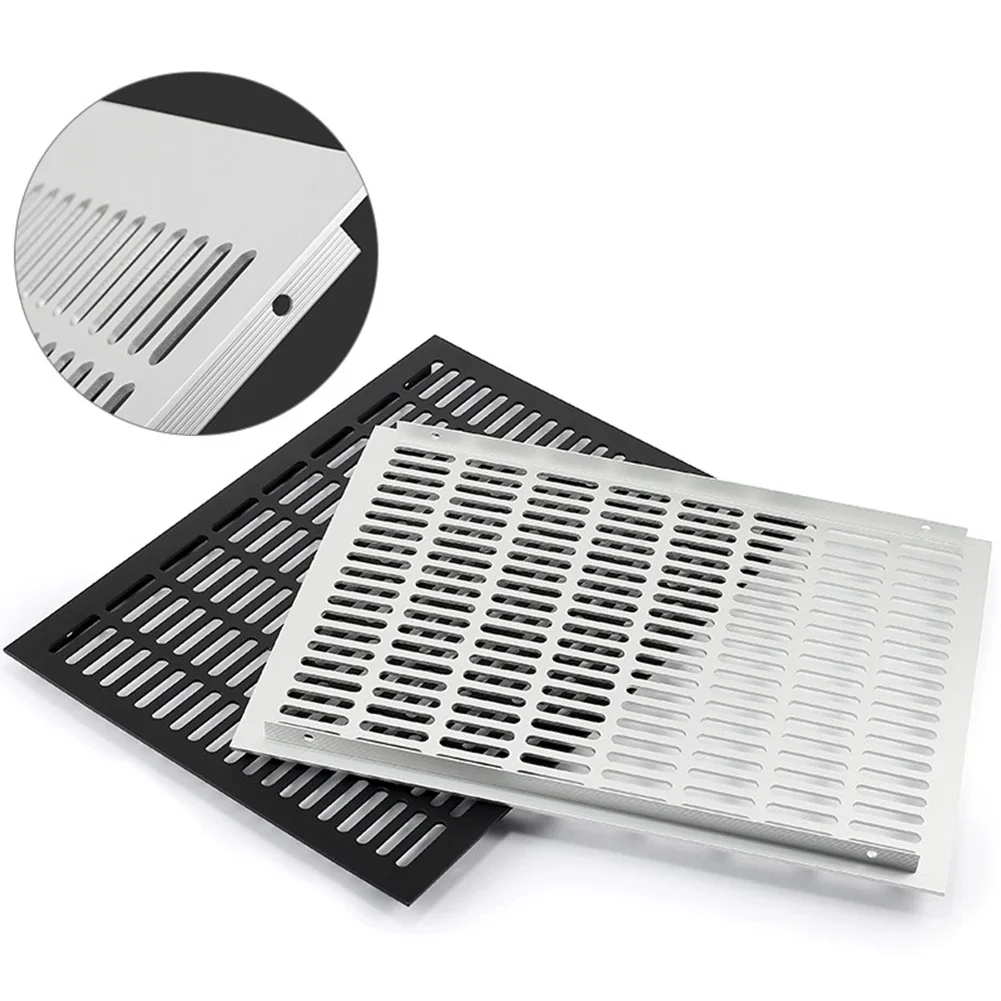 

300mm Aluminium Rectangular Cabinet Wardrobe Air Vent Grille Ventilation-Cover Wardrobe Ventilation Grille Breathable Vents