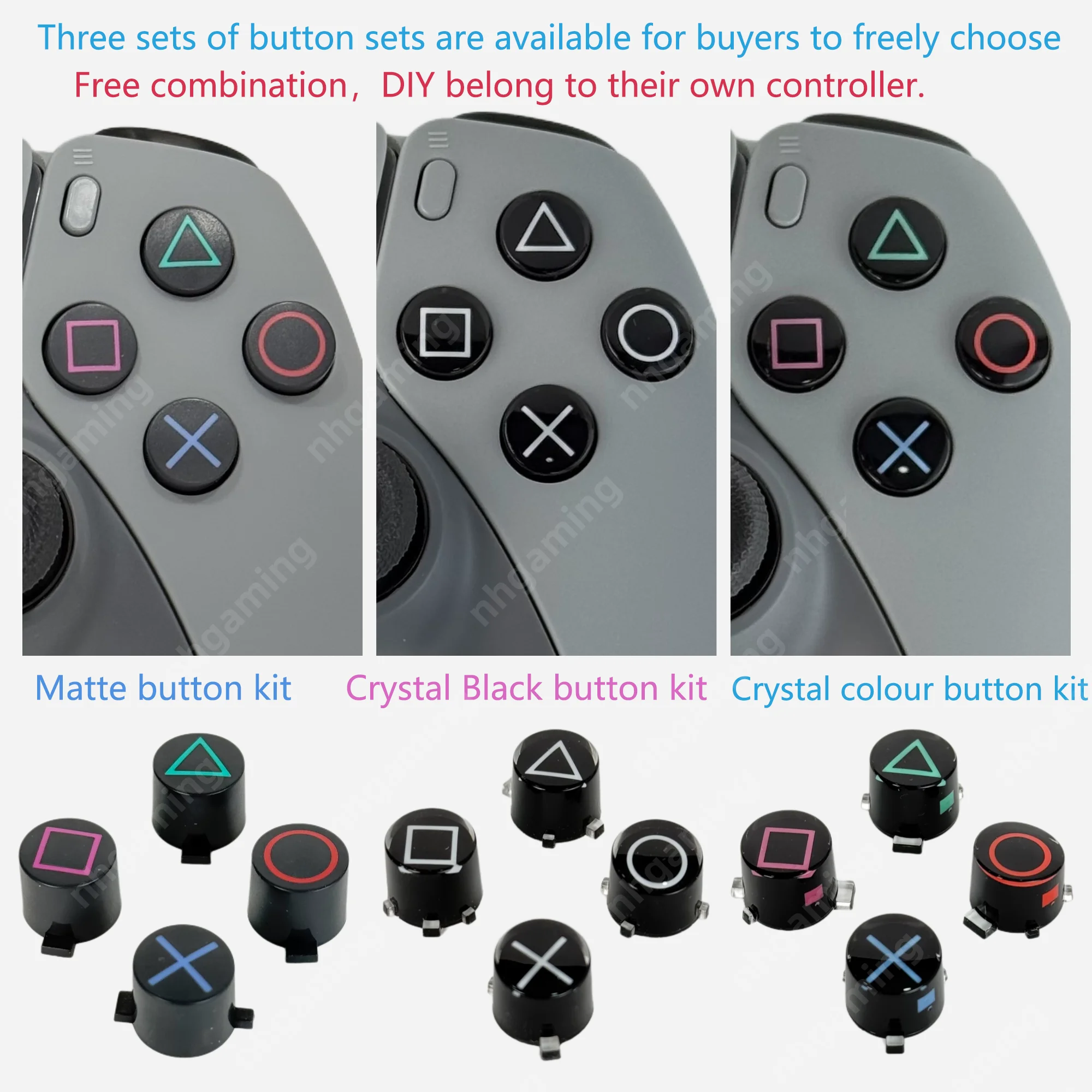 For PS5 Controller Shell Limited 30th Anniversary Housing Case BDM-010/020/030/040/050 Front Back Touchpad Cover 3D Cap Buttons