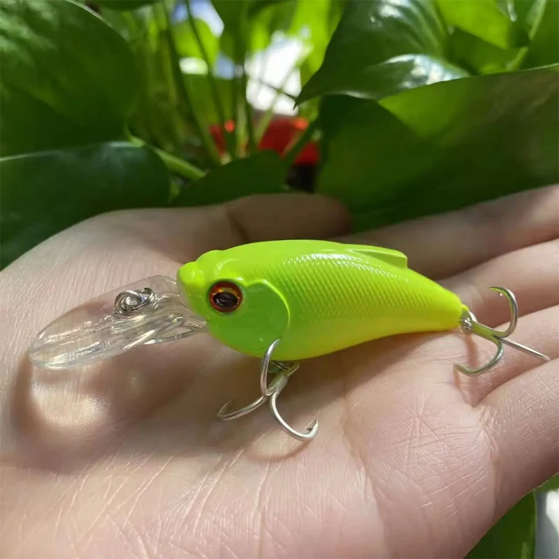 55mm 9.5g Crankbait Fishing Lures Topwater Floating Wobblers Artificial Hard Bait for Pike Bass Plastic Swimbait Pesca Equipment
