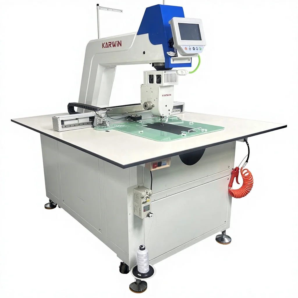 ATV&UTVKARWIN 6040 Industrial Computerized Pattern Sewing Machine Rotary Function Automatic Operation Metal Construction OEM/ODM