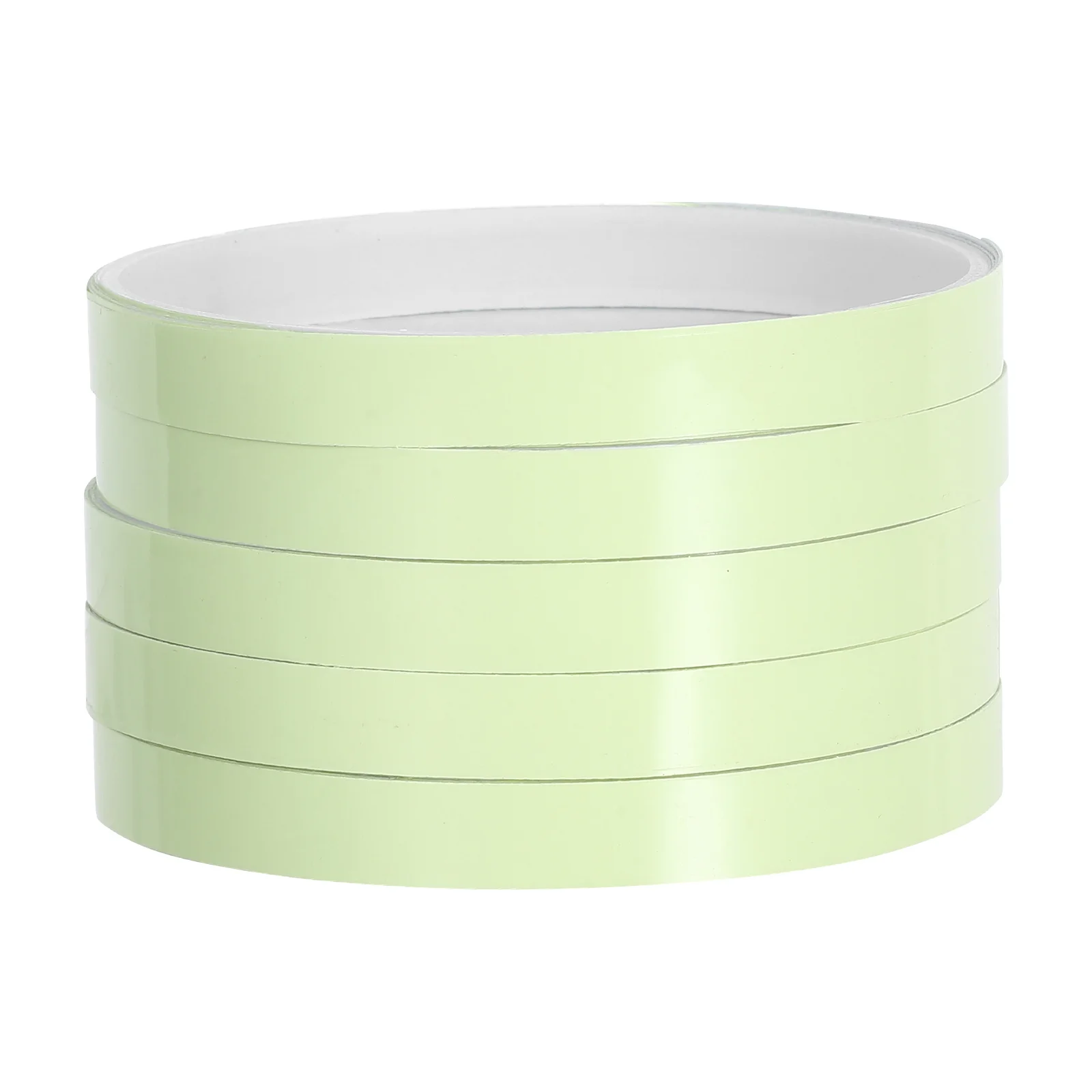 

5pcs 5 Rolls Green Fluorescent Stair Glow In The Dark Luminous Adhesive Slip Resistant Staircase Marking Strip Outdoor Durable