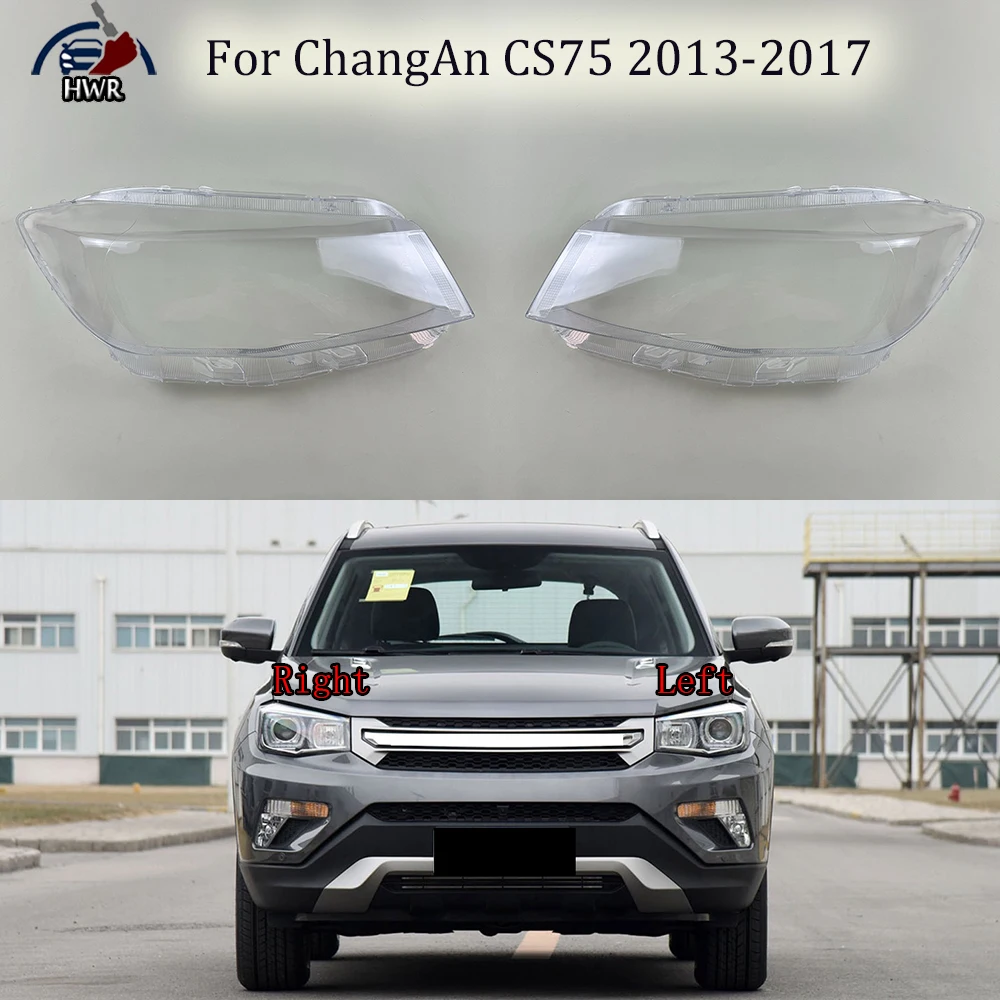 

Front Headlight Cover Transparent Shade Lampshade Headlamp Shell Lens Plexiglass For ChangAn CS75 2013 2014 2015 2016 2017