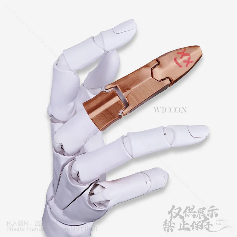 Hot Anime Game LOL Arcane Cosplay Jinx Costume Finger Cover 3D Props Adult Halloween Christmas Accessories Customized For Girls image 3